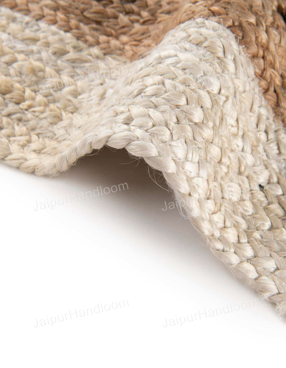 Beige Jute Braided Doormatfor Living Room – Farmhouse handmade by LoomifyHome