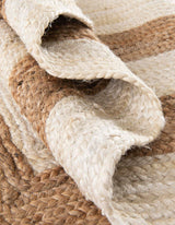 Beige Jute Braided Doormatfor Living Room – Farmhouse handmade by LoomifyHome