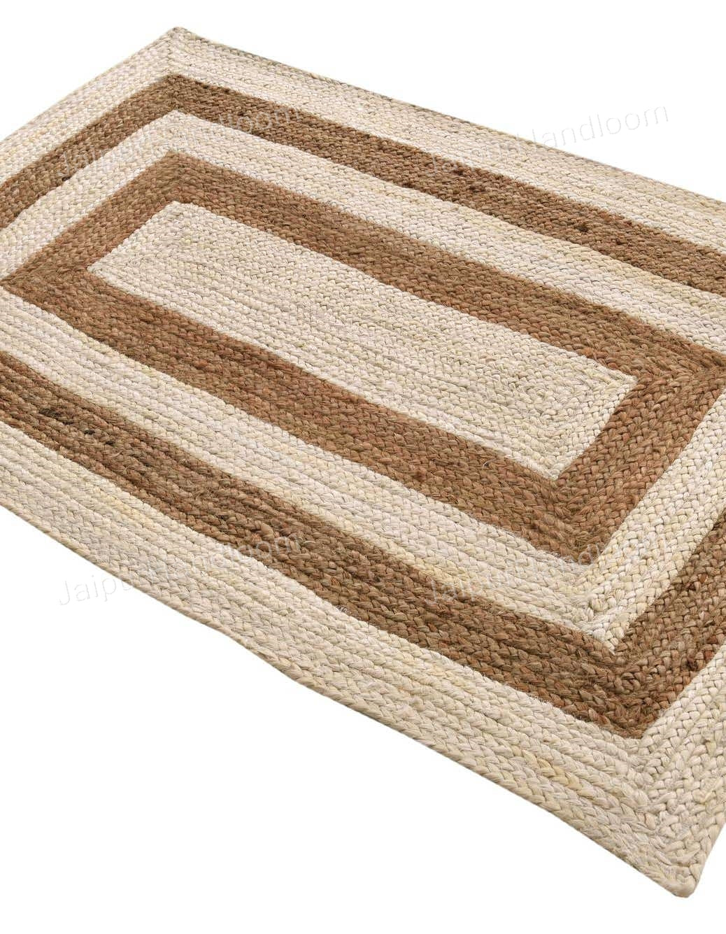Beige Jute Braided Doormatfor Living Room – Farmhouse handmade by LoomifyHome