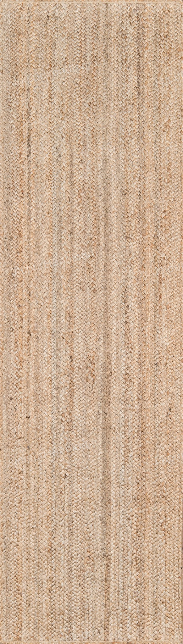 Beige Jute Braided Stair Runnerfor Living Room – 5x24 handmade by LoomifyHome