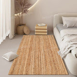 Beige Jute Braided Stair Runnerfor Living Room – 5x24 handmade by LoomifyHome
