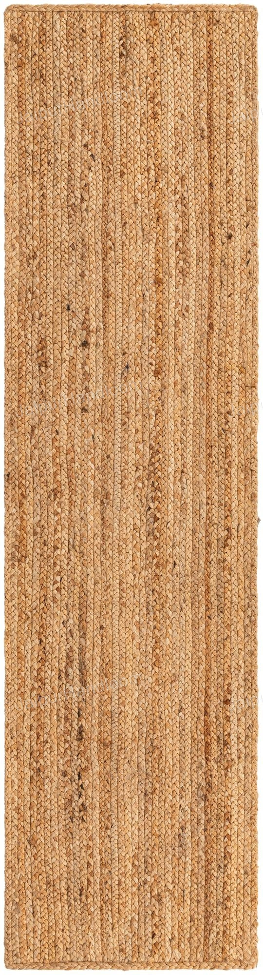 Beige Jute Braided Stair Runnerfor Living Room – 5x24 handmade by LoomifyHome