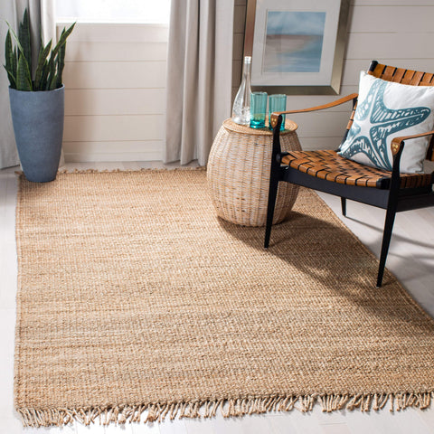 Beige Blue Jute Braided Doormatfor Living Room – Bohemian handmade by LoomifyHome