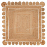 Beige Jute Braided Runner Rugfor Living Room – 3x30 handmade by LoomifyHome