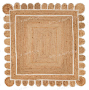 Beige Jute Braided Runner Rugfor Living Room – 3x30 handmade by LoomifyHome