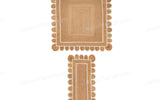 Beige Jute Braided Runner Rugfor Living Room – 3x30 handmade by LoomifyHome