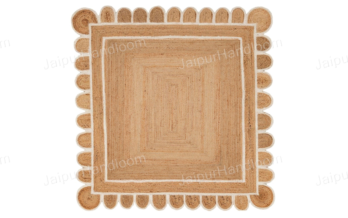Beige Jute Braided Runner Rugfor Living Room – 3x30 handmade by LoomifyHome