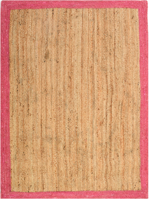 White Beige Jute Braided Runner Rugfor Living Room – 48 x 72 handmade by LoomifyHome