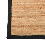 White Beige Jute Braided Runner Rugfor Living Room – 4 x 6 handmade by LoomifyHome