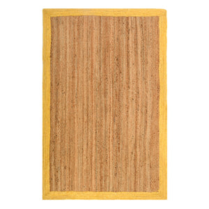 White Beige Jute Braided Runner Rugfor Living Room – 4 x 5 handmade by LoomifyHome