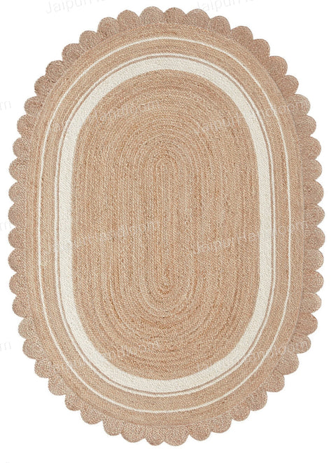 Multicolor Jute Braided Doormatfor Living Room – 36 x 48 handmade by LoomifyHome