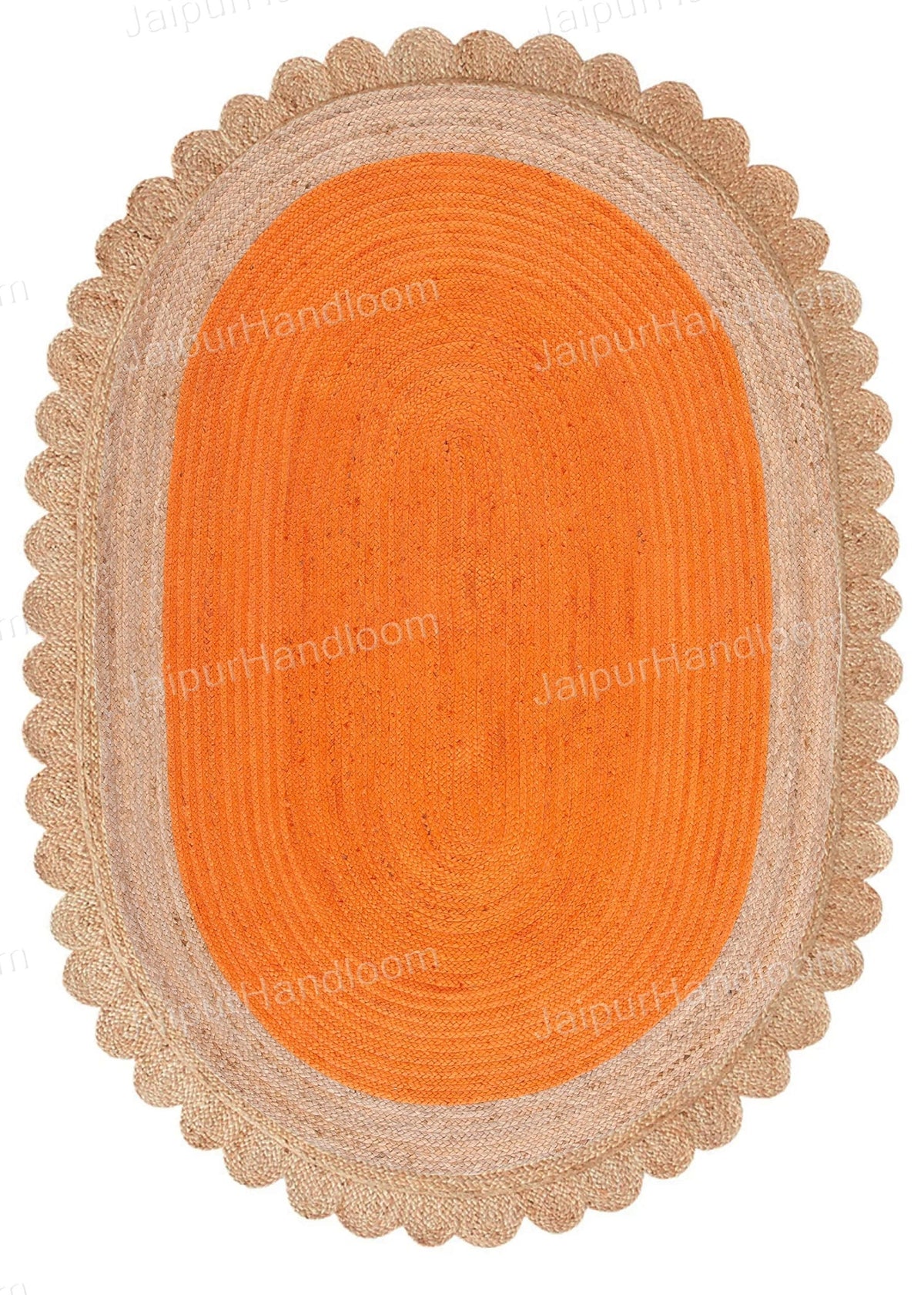 Multicolor Jute Braided Doormatfor Living Room – 3 x 4 handmade by LoomifyHome