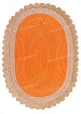 Multicolor Jute Braided Doormatfor Living Room – 3 x 4 handmade by LoomifyHome
