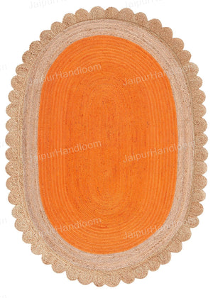 Multicolor Jute Braided Doormatfor Living Room – 3 x 4 handmade by LoomifyHome