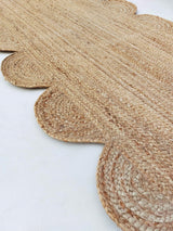 Beige Jute Braided Runner Rugfor Living Room – 12 x 15 handmade by LoomifyHome
