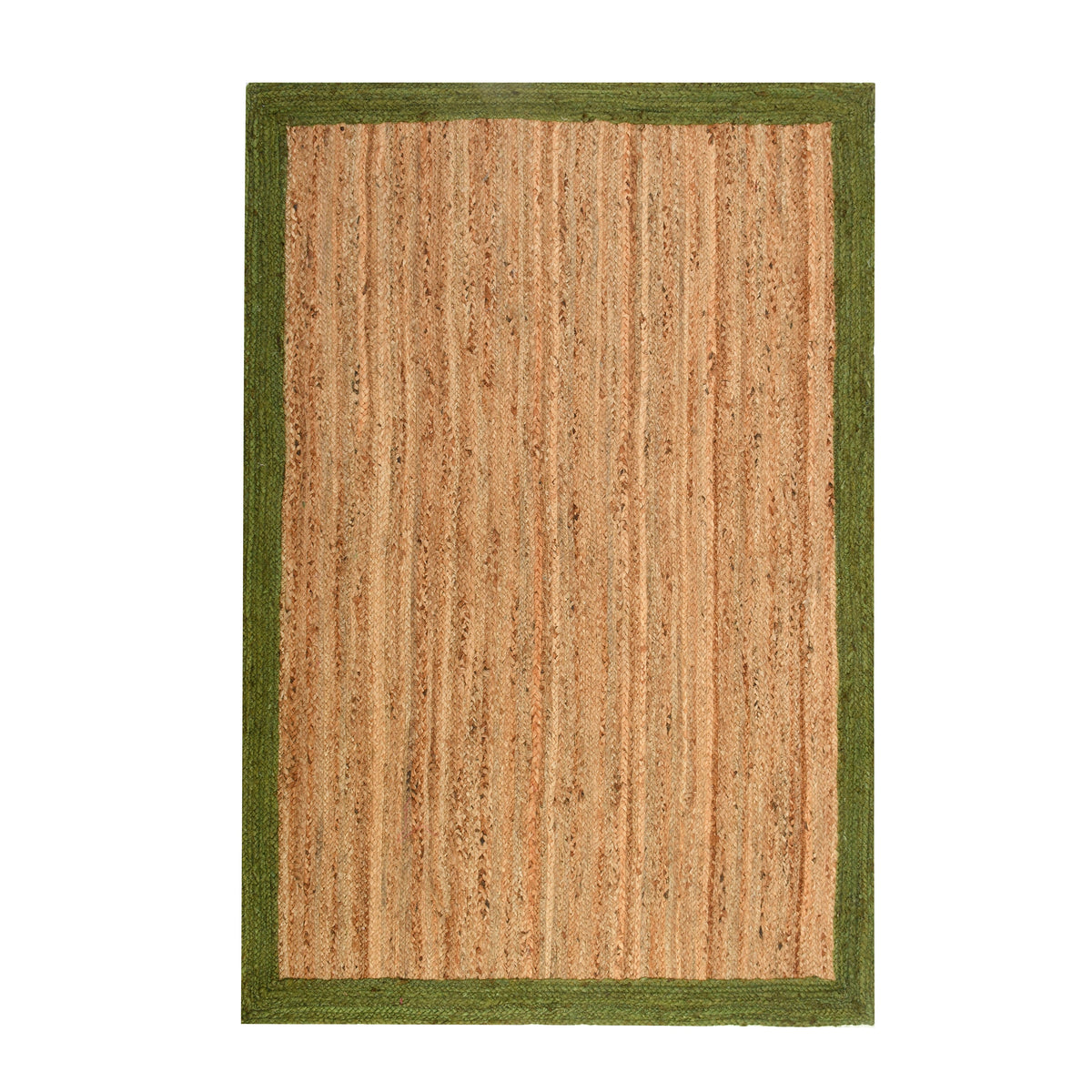 White Beige Jute Braided Runner Rugfor Living Room – 48 x 60 handmade by LoomifyHome