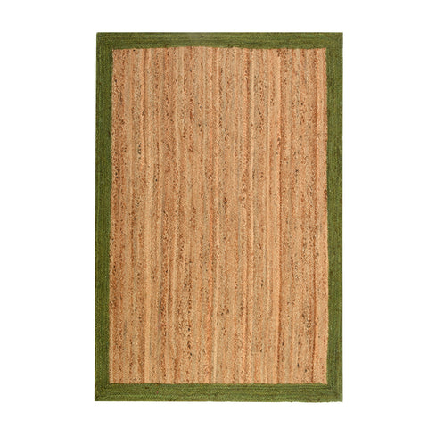 White Beige Jute Braided Runner Rugfor Living Room – 48 x 60 handmade by LoomifyHome