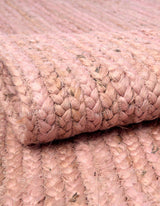 Beige Jute Braided Runner Rugfor Living Room – 6 x 8 handmade by LoomifyHome