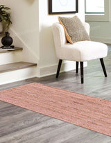 Beige Jute Braided Runner Rugfor Living Room – 6 x 8 handmade by LoomifyHome