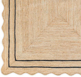 Beige Jute Braided Runner Rugfor Living Room – 10 x 14 handmade by LoomifyHome