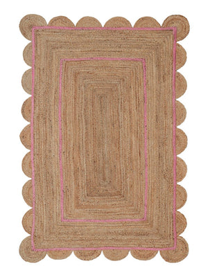 Beige Blue Jute Braided Runner Rugfor Living Room – Bedroom Ready handmade by LoomifyHome