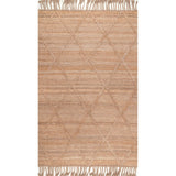 Beige Blue Jute Braided Runner Rugfor Living Room – Runner handmade by LoomifyHome