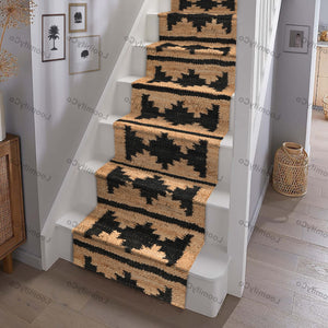 Jute Stair Treads Runner, Stair Tread rug,  Carpet Runner for Stairs, staircase carpet, stairway runner, stairway carpet