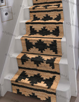Jute Stair Treads Runner, Stair Tread rug,  Carpet Runner for Stairs, staircase carpet, stairway runner, stairway carpet