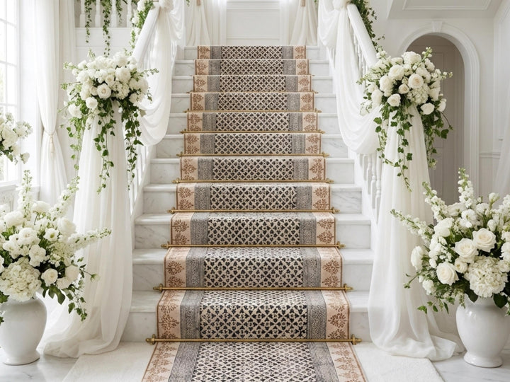 Multi Sizes Runner Rug for Stairs | Handwoven Indian Kilim  Eco-Friendly & Sustainable | Kitchen, Bedside, Hallway, Entry,