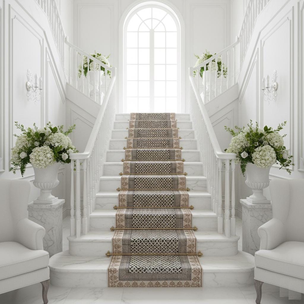 Multi Sizes Runner Rug for Stairs | Handwoven Indian Kilim  Eco-Friendly & Sustainable | Kitchen, Bedside, Hallway, Entry,