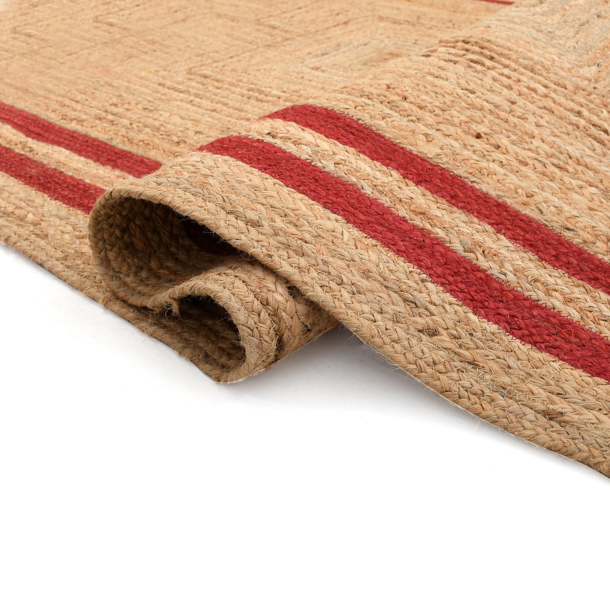 White Beige Jute Braided Runner Rugfor Living Room – Farmhouse handmade by LoomifyHome