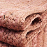 Multicolor Jute Braided Doormatfor Living Room – Bedroom Ready handmade by LoomifyHome