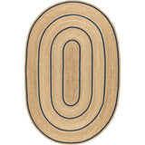 Multicolor Jute Braided Doormatfor Living Room handmade by LoomifyHome