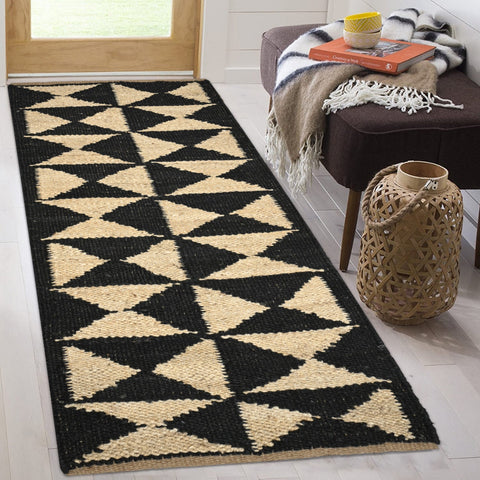 Beige Jute Braided Stair Runnerfor Living Room handmade by LoomifyHome