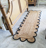 Beige Jute Braided Runner Rugfor Living Room – 3 x 5 handmade by LoomifyHome