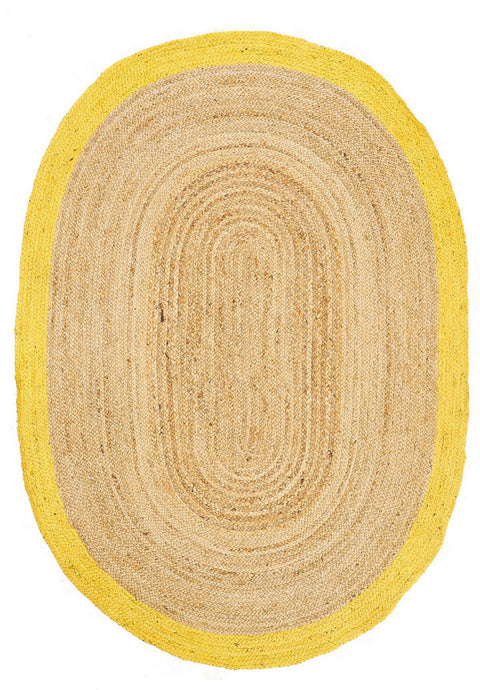 Multicolor Jute Braided Doormatfor Living Room – Coastal handmade by LoomifyHome