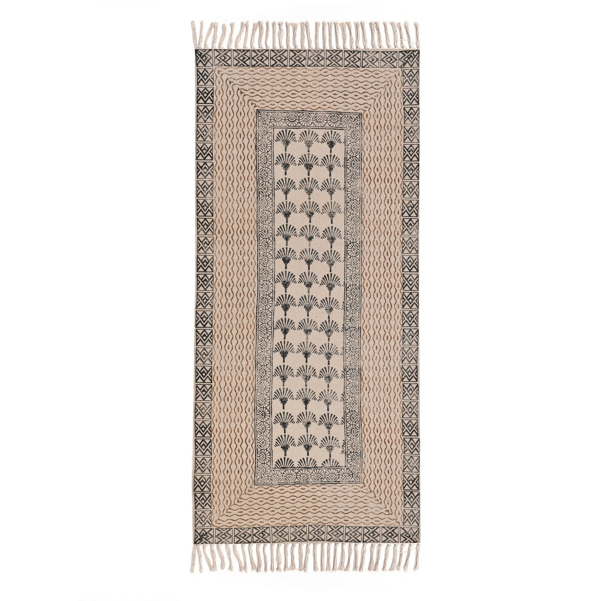 Cotton Braided Runner Rugfor Living Room handmade by LoomifyHome