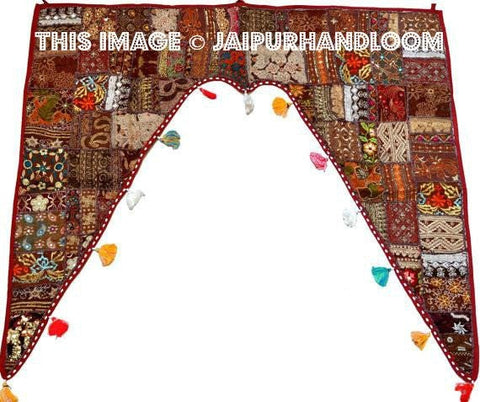 Multicolor Cotton Embroidered Door Toran & Window Valance – Design 41502