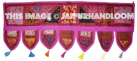 Multicolor Cotton Embroidered Door Toran & Window Valance – Design 44B1E