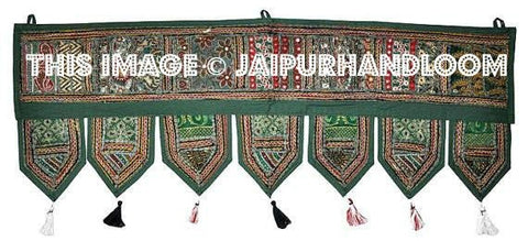 Multicolor Cotton Embroidered Door Toran & Window Valance – Design 49327