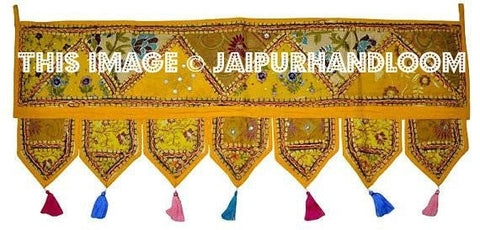 Multicolor Cotton Embroidered Door Toran & Window Valance – Design BB061
