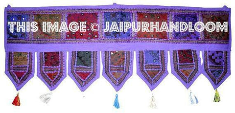 Multicolor Cotton Embroidered Door Toran & Window Valance – Design DE6C0
