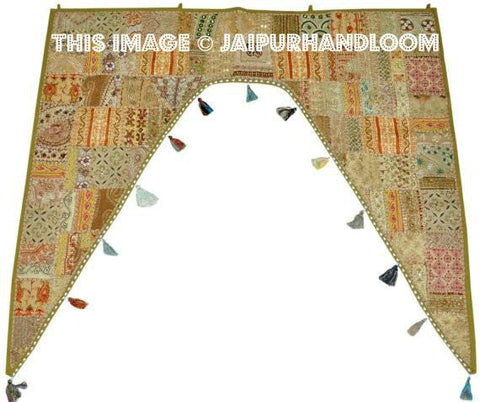 Multicolor Cotton Embroidered Door Toran & Window Valance – Design EF337