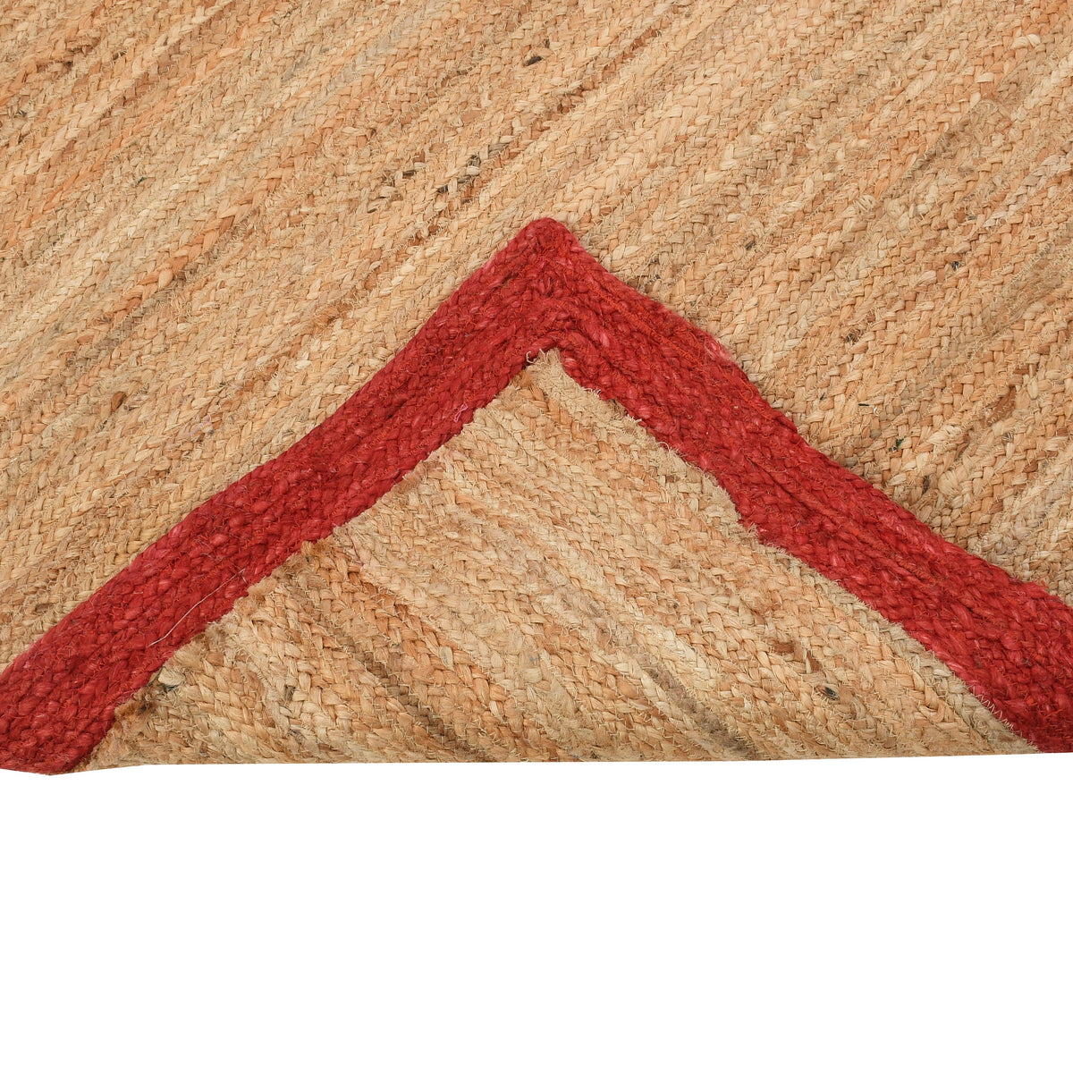 White Beige Jute Braided Stair Runnerfor Living Room – Scalloped handmade by LoomifyHome