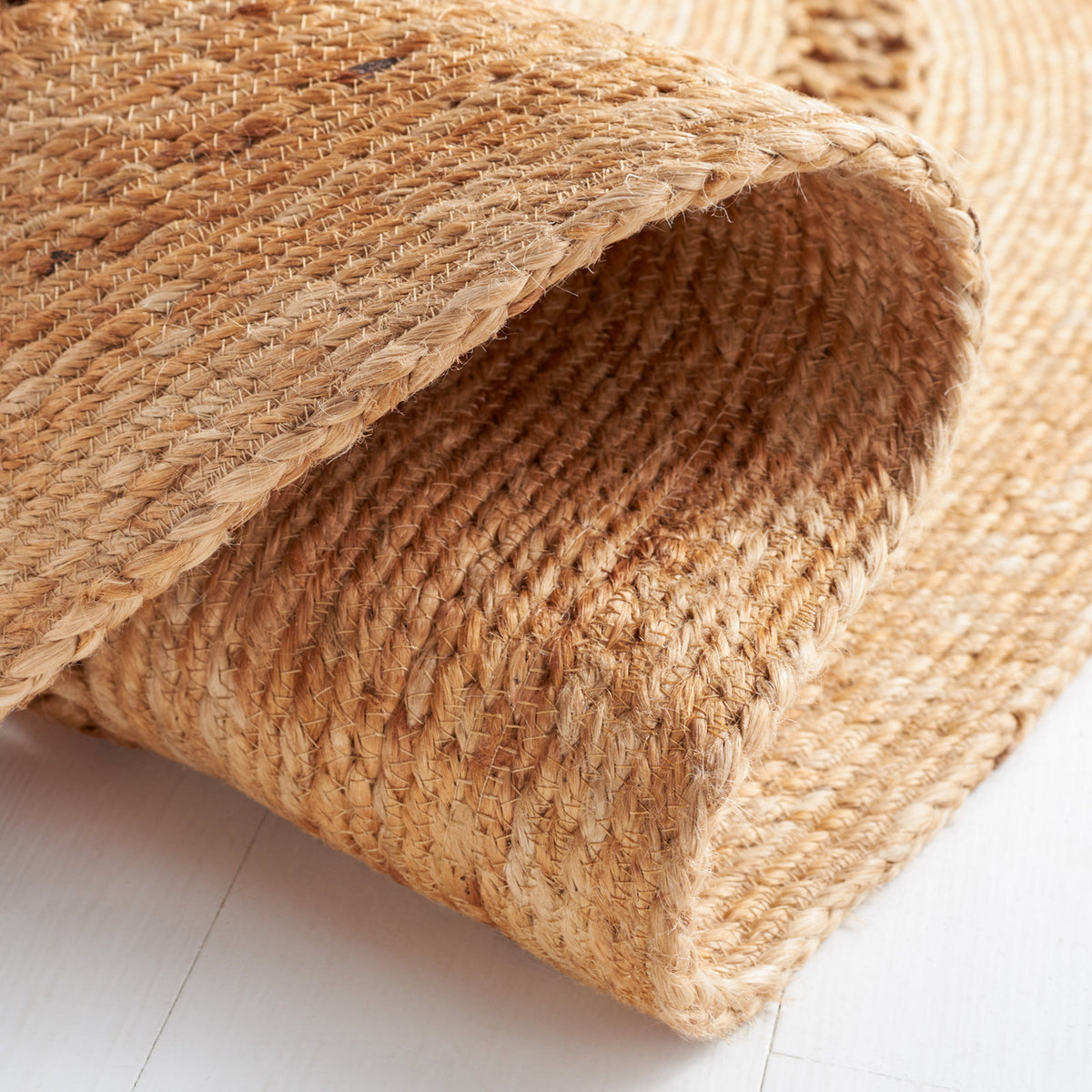 Beige Multicolor Jute Braided Oval Rugfor Living Room handmade by LoomifyHome