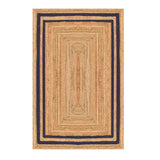 White Beige Jute Braided Runner Rugfor Living Room – Living Room Ready handmade by LoomifyHome