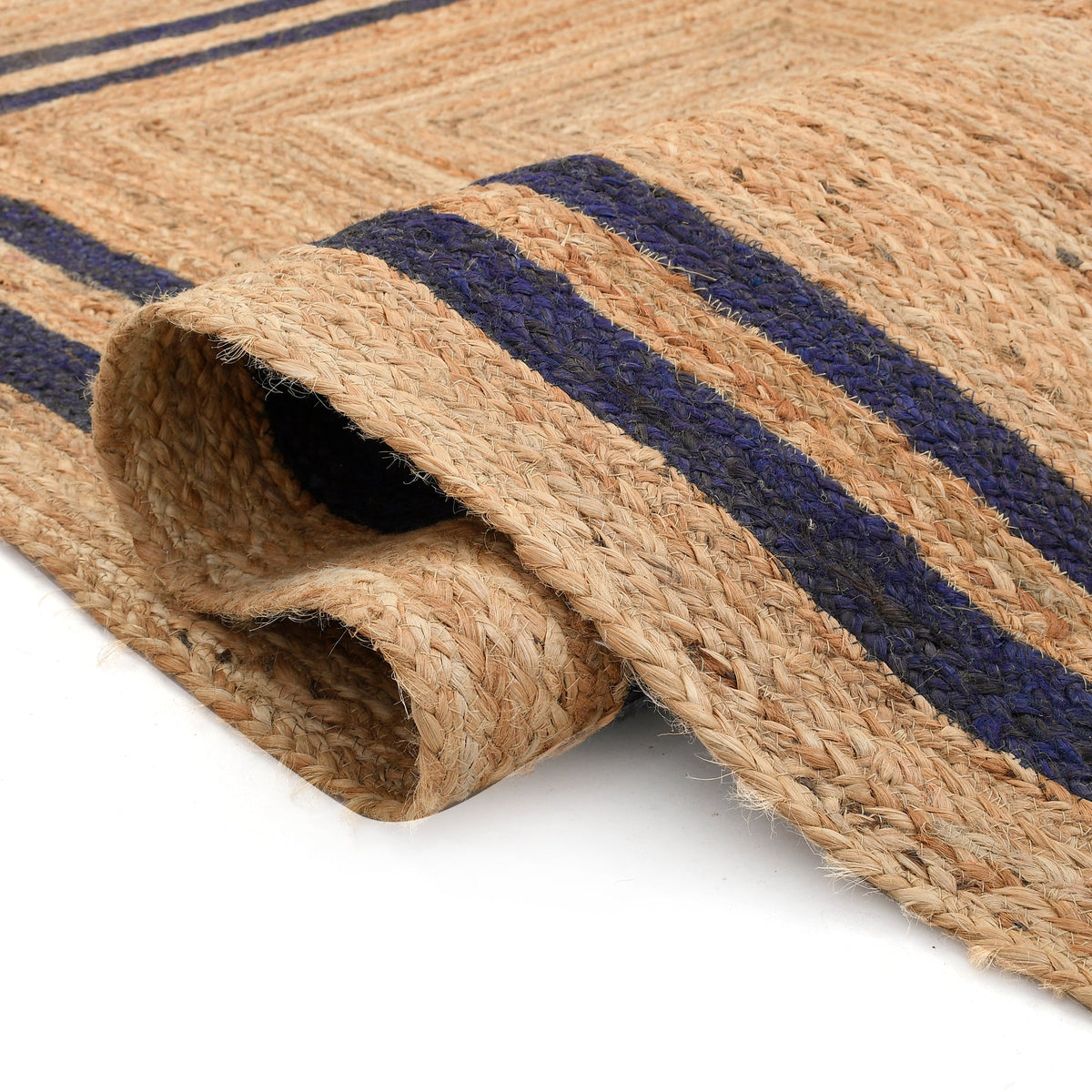 White Beige Jute Braided Runner Rugfor Living Room – Living Room Ready handmade by LoomifyHome