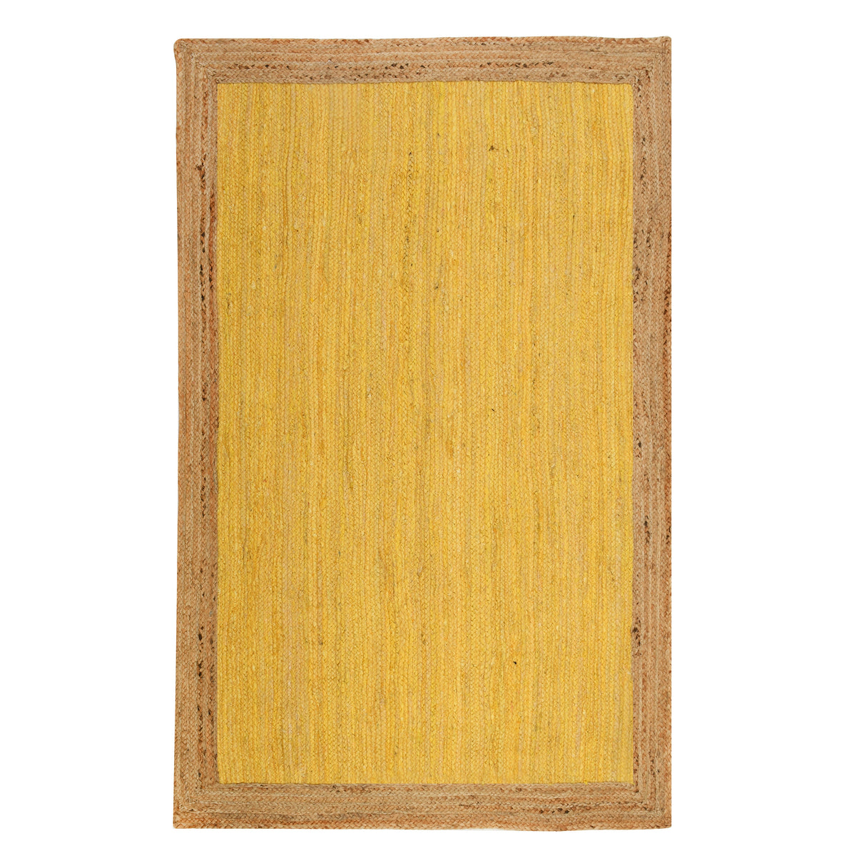 White Beige Jute Braided Runner Rugfor Living Room – 6 x 8 handmade by LoomifyHome