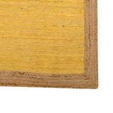 White Beige Jute Braided Runner Rugfor Living Room – 6 x 8 handmade by LoomifyHome