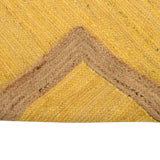 White Beige Jute Braided Runner Rugfor Living Room – 6 x 8 handmade by LoomifyHome